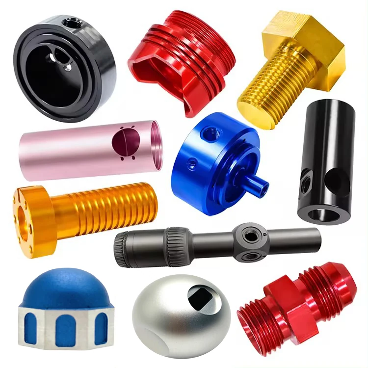Color-Finished Turned Parts