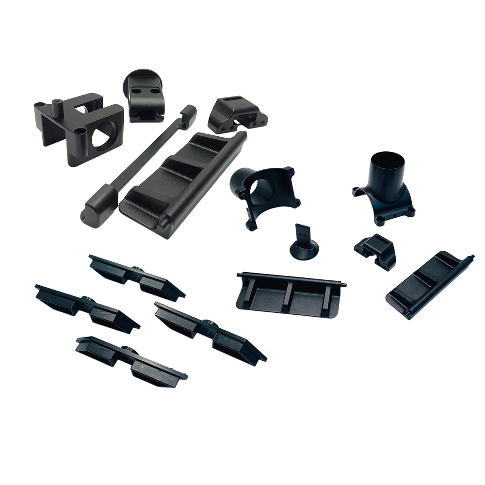 Black Machined Assembly Parts