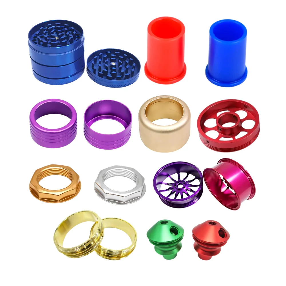 Color-Finished Rings and Pulleys