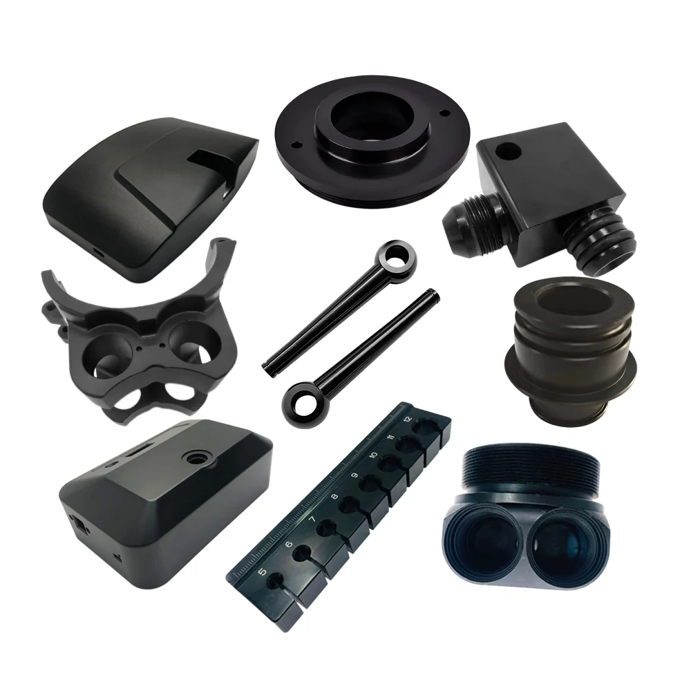 Black Machined Housings and Links