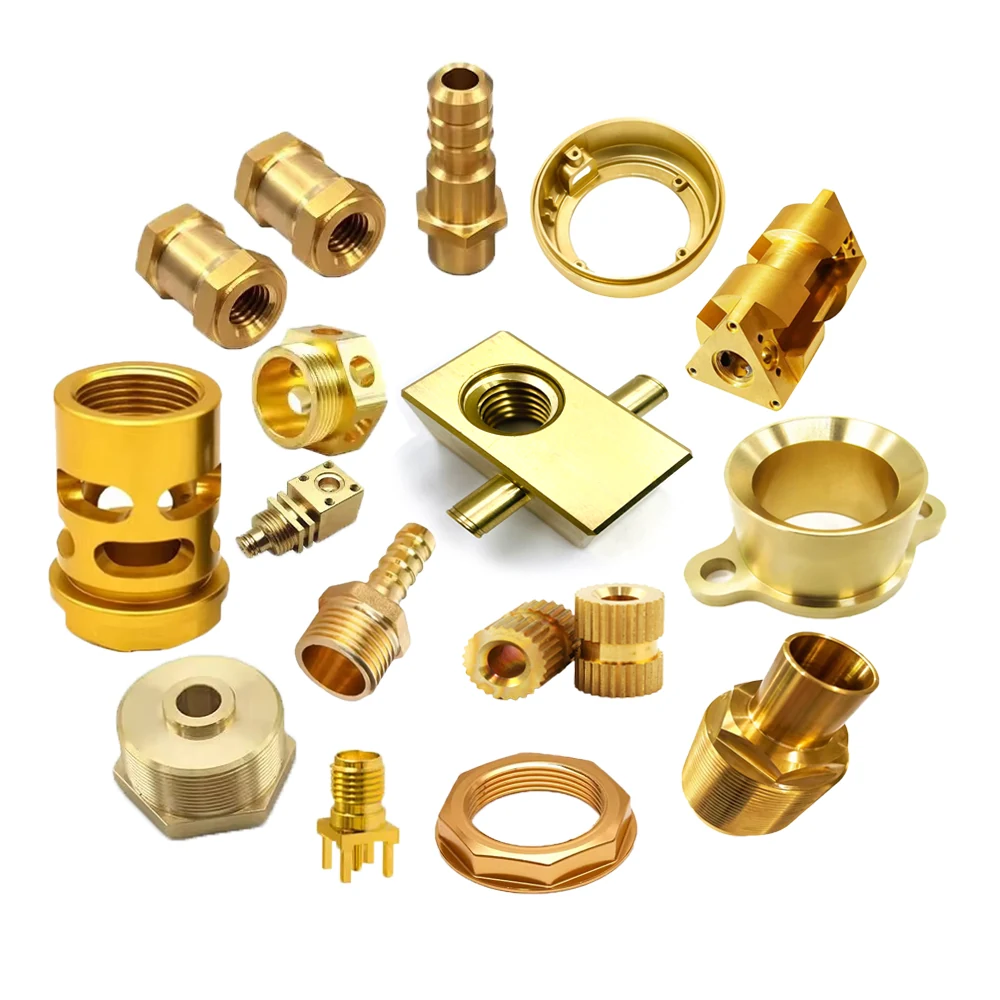Gold-Tone Turned Parts