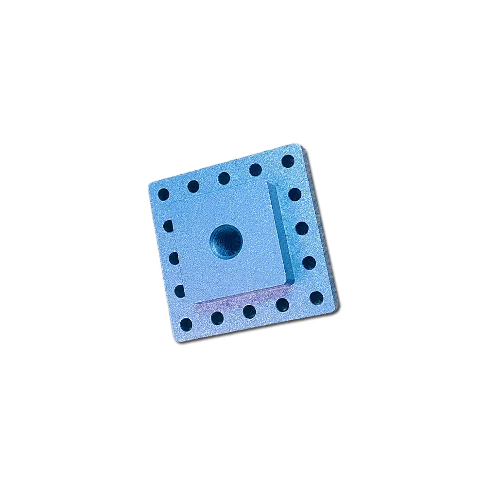 Blue Finished Mounting Plate